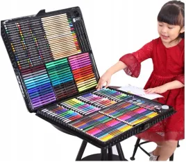 zestaw-artystyczny-258el-do-malowania-xxl-walizka-etui-na-kredki-mazaki