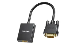 unitek-adapter-vga-na-hdmi-fullhd-czarny-15cm