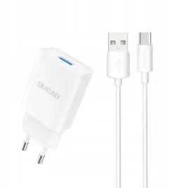 ladowarka-sieciowa-dudao-a4eu-usb-a-2-1a-biala-kabel-usb-a-usb-c
