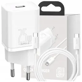 baseus-szybka-ladowarka-sieciowa-usb-c-25w-3a-z-kablem-usb-c-usb-c-1m-bialy