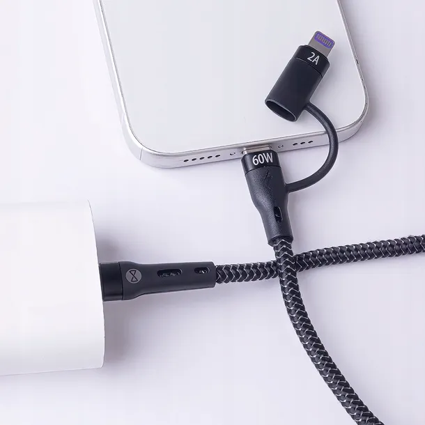 forever-kabel-2w1-usb-c-lightning-usb-c-10-m-60w-czarny-dlugosc-przewodu-1-m