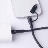 forever-kabel-2w1-usb-c-lightning-usb-c-10-m-60w-czarny-dlugosc-przewodu-1-m