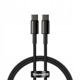 kabel-baseus-catwj-01-usb-c-usb-c-pd-qc-100w-5a-1m-czarny