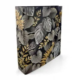 segregator-biurowy-szeroki-z-nadrukiem-i-dzwignia-a4-70mm-zlote-liscie