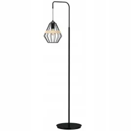 lampa-podlogowa-z-czarnym-geometrycznym-kloszem-nowoczesna-do-sypialnii