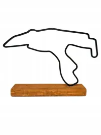 model-toru-spa-belgia-f1-na-drewnianej-podstawce-f1-formula-1