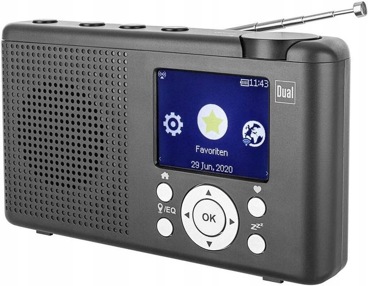 Radio Internetowe DUAL MCR 200 DAB+ RDS USB-C Bluetooth AKUMULATOR