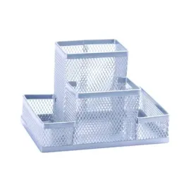 przybornik-na-biurko-q-connect-office-set-metalowy-4-komory-srebrny