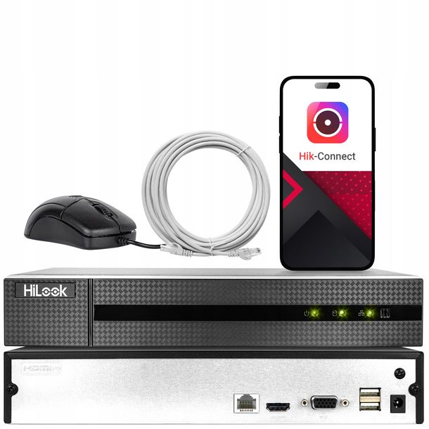 ﻿Rejestrator IP NVR-8CH-5MP 8 Kanałowy Sieciowy 5MP HiLook by Hikvision