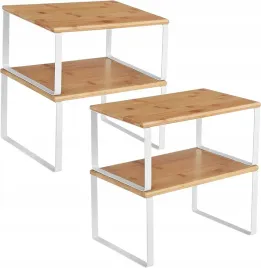 polka-na-przyprawy-stojak-kuchenne-na-blat-drewniane-bambus-4-sztuki-zestaw