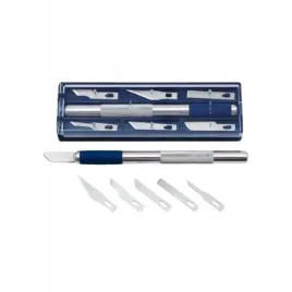 skalpel-z-gumowym-uchwytem-6-roznych-ostrzy-leniar-nozyk