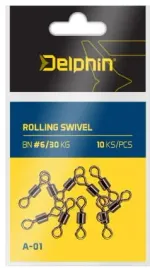 kretliki-delphin-rolling-swivel-a-01-10pcs-bn-10