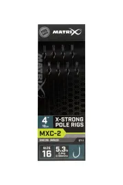 przypon-matrix-mxc-2-sz16-barbless-0165mm-xs