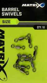 kretlik-matrix-barrel-swivels-roz-12-10szt