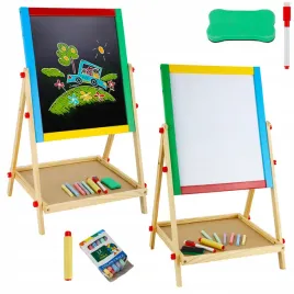 tablica-magnetyczna-kredowa-suchoscieralna-stojaca-dwustronna-drewniana-2w1