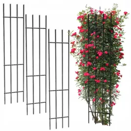 pergola-ogrodowa-metalowa-podpora-do-roslin-roz-kwiatow-kratka-zestaw-150cm