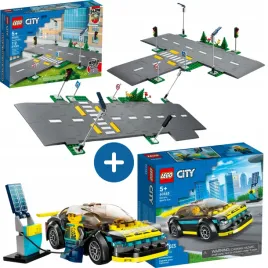 lego-city-60304-plyty-drogowe-lego-60383-elektryczny-samochod-sportowy