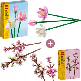 lego-creator-40647-kwiaty-lotosu-lego-icons-40725-kwitnaca-wisnia-zestaw