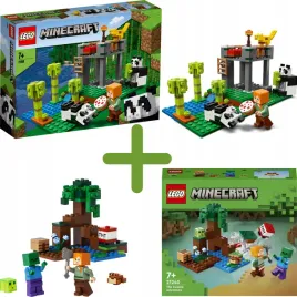 lego-minecraft-21158-zlobek-dla-pand-lego-minecraft-21240-mokradla-zestaw
