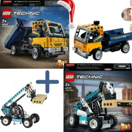 lego-technic-wywrotka-42147-lego-technic-ladowarka-teleskopowa-42133