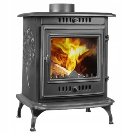 piec-kominek-piecyk-zeliwny-wolnostojacy-koza-68-kw-eco-komin-czarny-stal