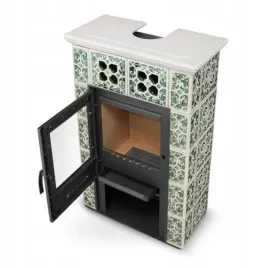 kominek-kaflowy-piec-wklad-kominkowy-10-kw-zielony-duzy-wolnostojacy-koza