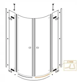 sanplast-uszczelka-kabiny-dolna-49-50cm-drzwi-prawe-660-c1409-ororyginal