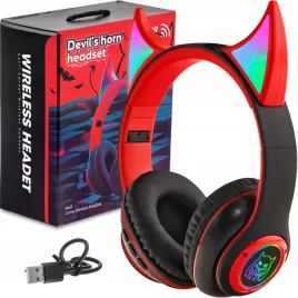 sluchawki-bezprzewodowe-gamingowe-bluetooth-led-rgb-swiecace-rogi-devil