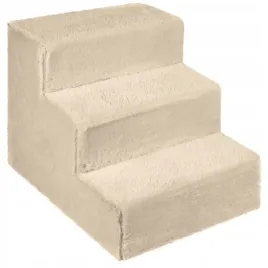 schodki-dla-psa-3-stopnie-tapicerowane-kremowe-podest-dla-psa-do-kanapy