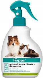 plyn-preparat-srodek-na-kleszcze-komary-osy-dla-psow-i-kotow-happs-200ml
