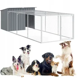 buda-dla-psa-psow-z-wybiegiem-zagroda-153x396x110cm-stalowa-solidna