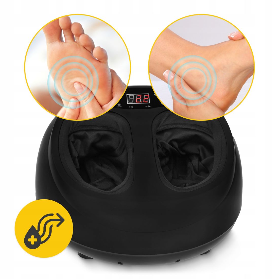 MASAŻER DO STÓP NÓG ELEKTRYCZNY PODGRZEWANIE WIELOFUNKCYJNY