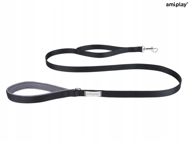 smycz-samba-xl-150-25cm-czarny-kolor-czarny