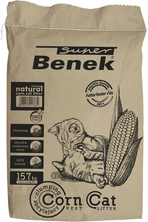super-benek-corn-cat-25l-classic-naturalny