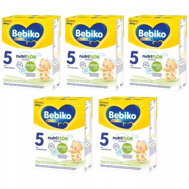 Фото - Дитяче харчування Bebiko Junior 5 dla przedszkolaka 5 x 600 g 