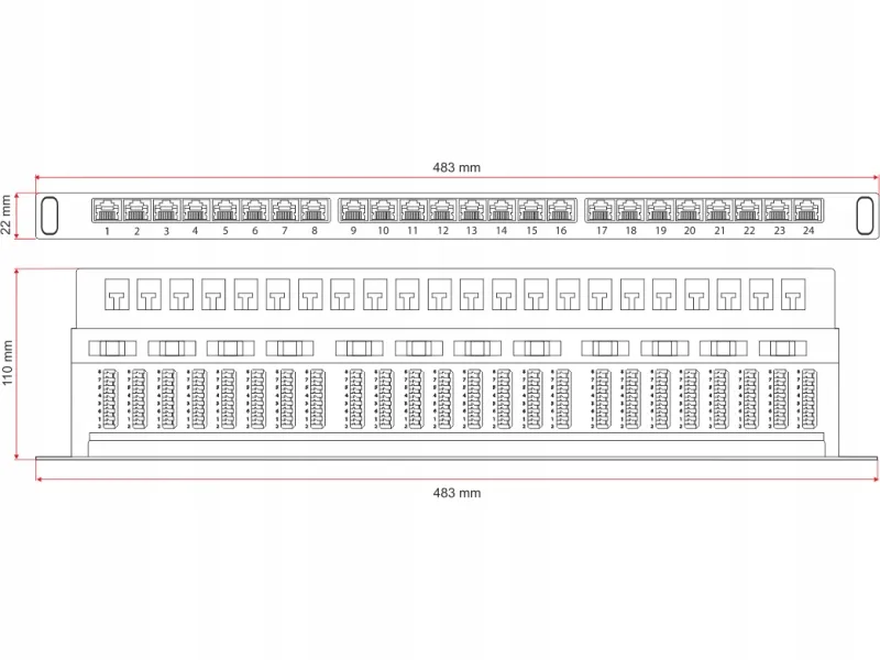 patch-panel-optimum-utp-kat-6-24-porty-lsa-0-5u-stan-nowy