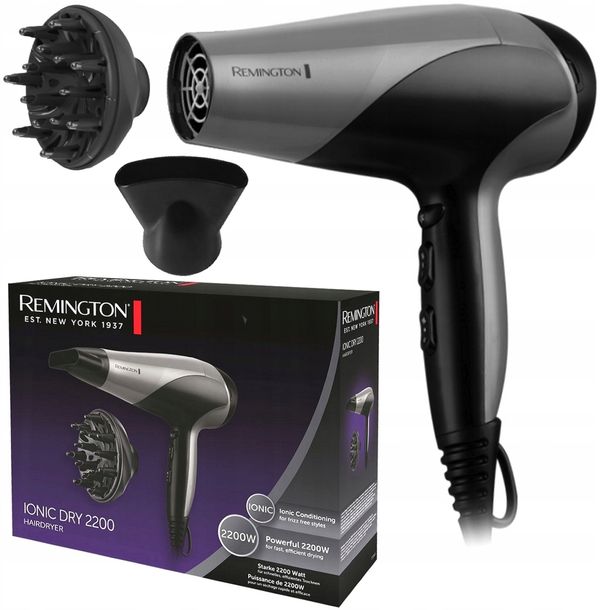﻿Suszarka do włosów Remington IonicDry2200 D3190S 2200W