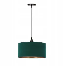 maloto-lampa-wiszaca-velur-butelkowa-zielen-zloto-1x60-e27-abazur-walec-3