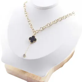 naszyjnik-ze-stali-chirurgicznej-koniczynka-zloty-316l