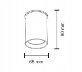 shilo-downlight-arida-1110-gu10-czarny-rodzaj-gwintu-gu10