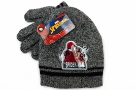 komplet-czapka-rekawiczki-marvel-spiderman-dla-chlopca-zimowy-szary