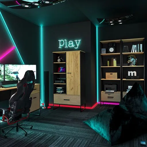 colt-04-regal-kolor-mebla-dab-craft-zloty-czarny