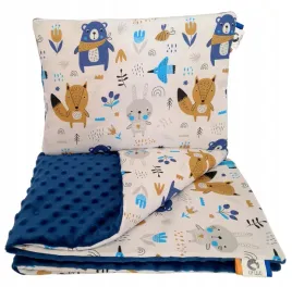 lilo-komplet-poscieli-minky-do-wozka-kocyk-50x75-poduszka-25x35-bawelna-2el