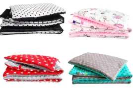 kocyk-kolderka-50x75-minky-bawelna-komplet-poscieli-do-wozka-poduszka-wzory