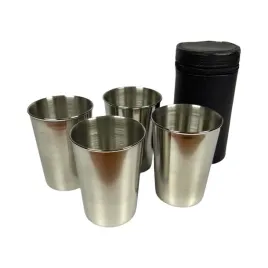 4-duze-kieliszki-turystyczne-ze-stali-nierdzewnej-160ml-w-etui-z-ekoskory