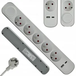 przedluzacz-domowy-5x-gniazd-3m-z-wylacznikiem-1x-usb-a-1x-usb-c