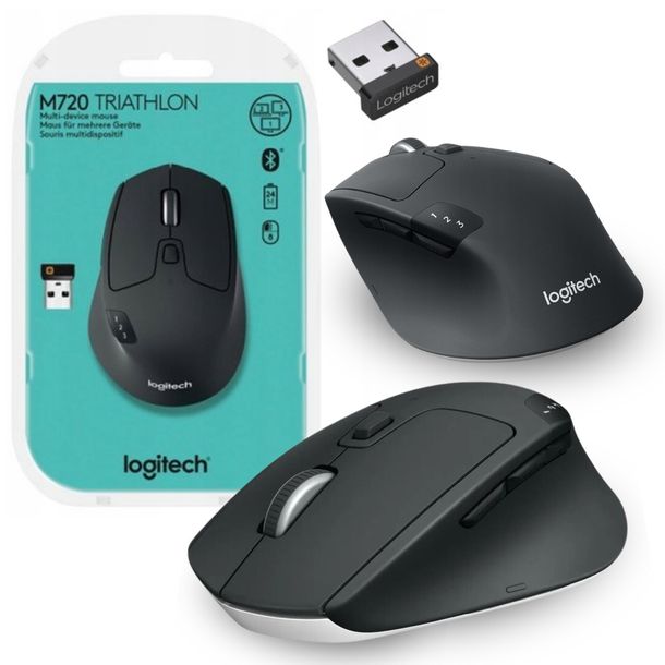 MYSZ Logitech M720 TRIATHLON MYSZKA BLUETOOTH OPTYCZNA SENSOR BEZPRZEWODOWA