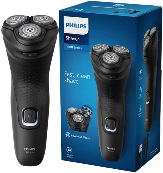 ﻿MASZYNKA DO GOLENIA ZAROSTU MĘSKA PHILIPS S1141/00 GŁOWICE 4D BEZPRZEWODOWA