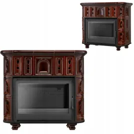 piec-kominek-piecyk-kaflowy-ceramiczny-koza-brazowy-13kw-obudowa-kominkowa