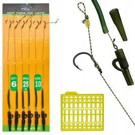 6-x-przypon-karpiowy-z-wlosem-zakonczony-bezpiecznym-klipsem-ochr-hak-r-10